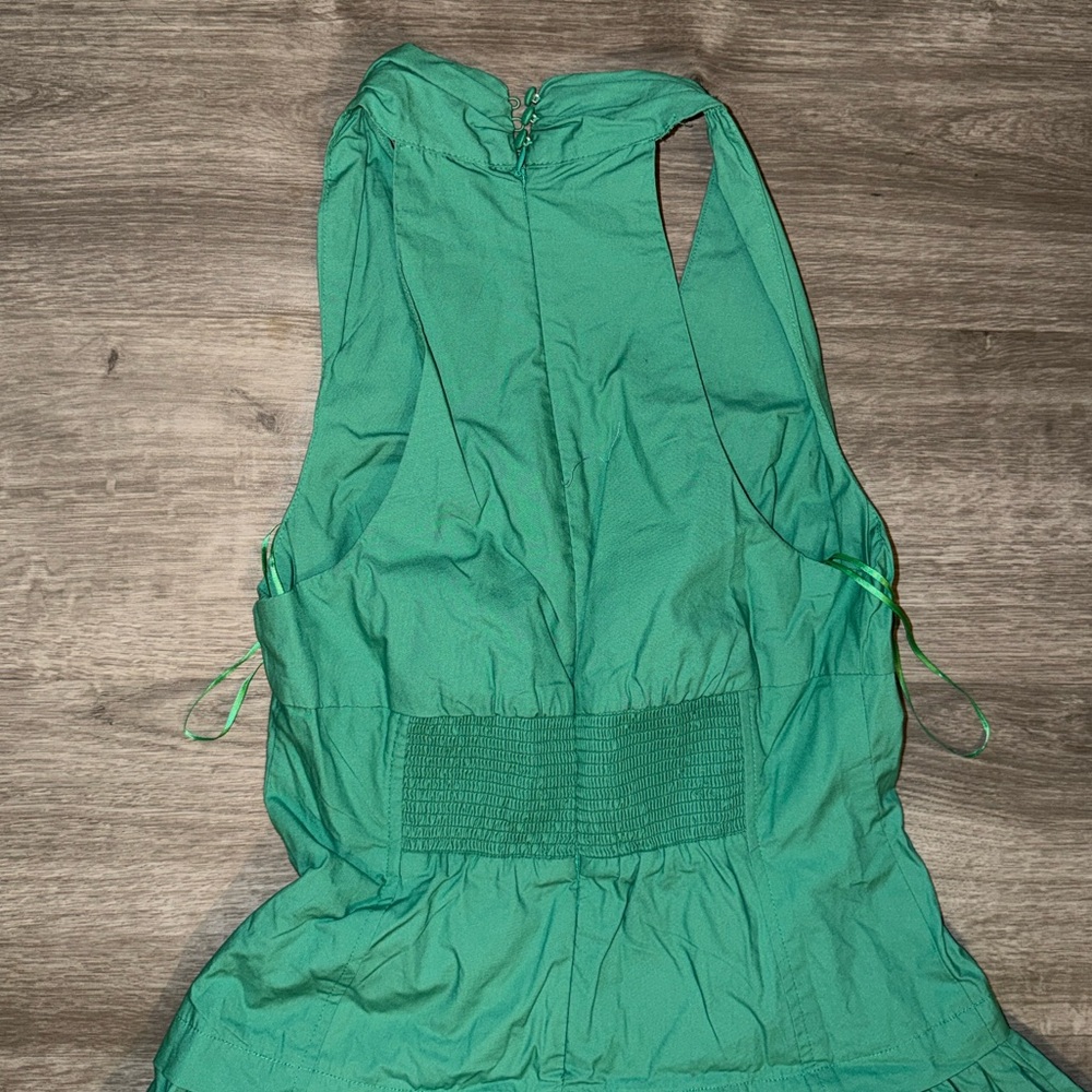 Maeve halter v neck drop waist midi dress - Picture 9 of 14